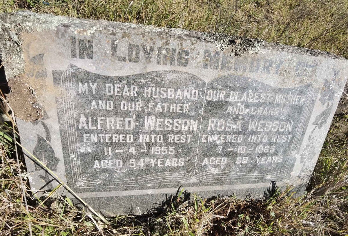 WESSON Alfred -1955 &amp; Rosa -1965