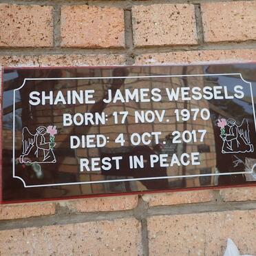 WESSELS Shaine James 1970-2017