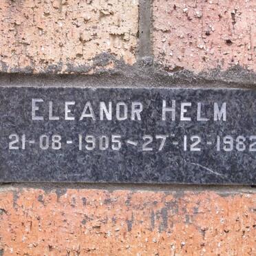 HELM Eleanor 1905-1982