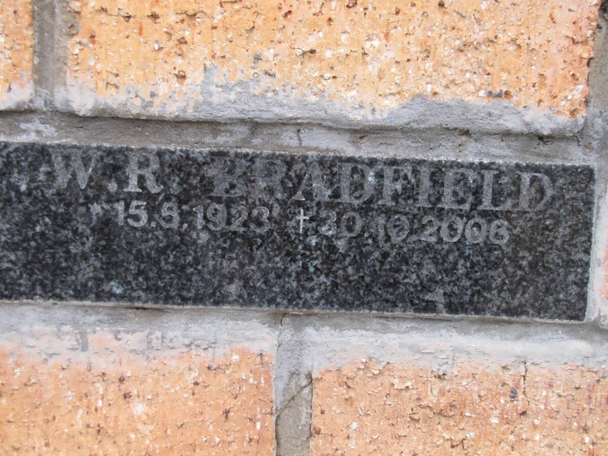 BRADFIELD W.R. 1923-2006