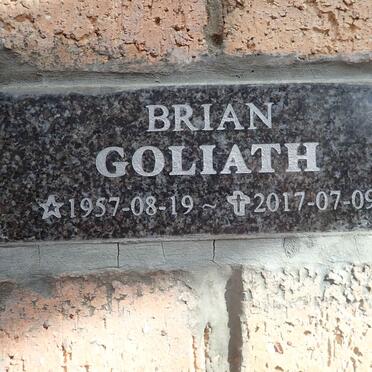 GOLIATH Brian 1957-2017