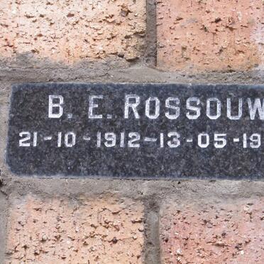ROSSOUW B.E. 1912-1993
