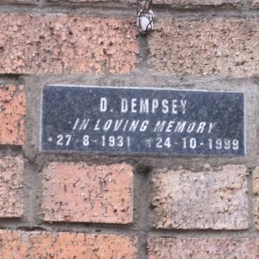 DEMPSEY D. 1931-1999