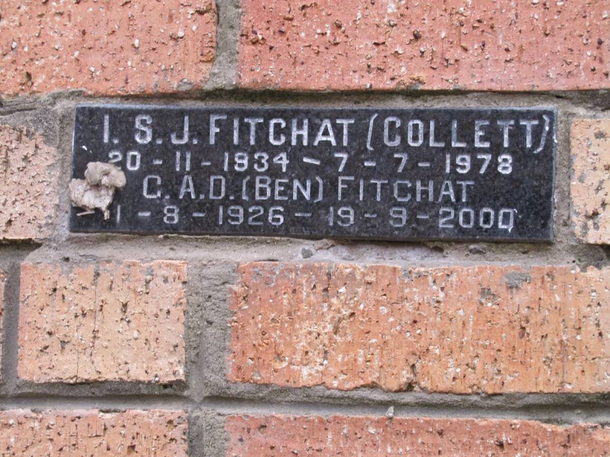 FITCHAT C.A.D. 1926-2000 &amp; I.S.J. 1934-1978