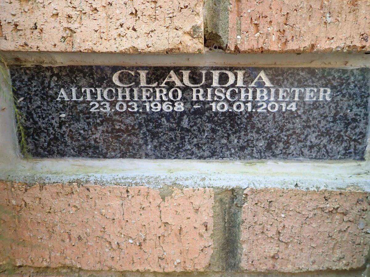 RISCHBIETER Claudia Altichiero 1968-2014