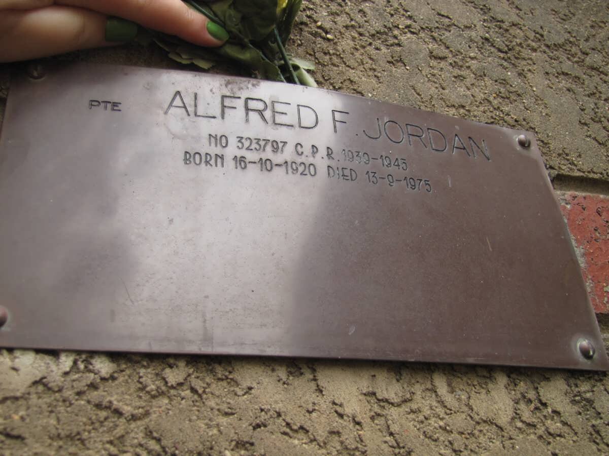 JORDAN Alfred F. 1920-1975