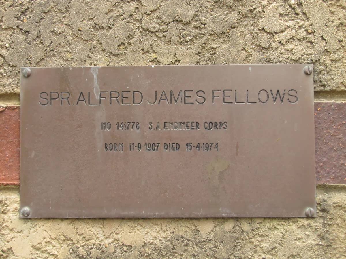 FELLOWS Alfred James 1907-1974