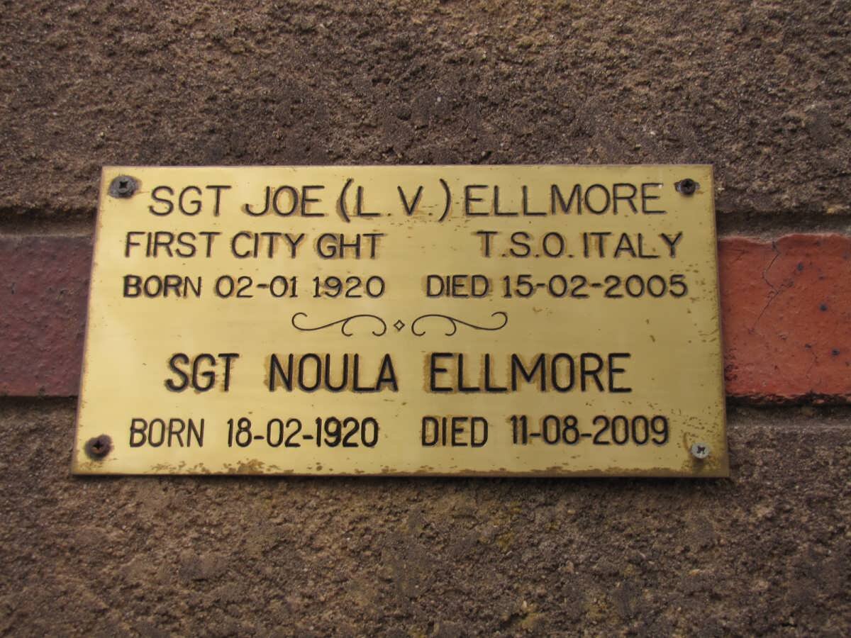 ELLMORE Joe 1920-2005 :: ELLMORE  Noula 1920-2009