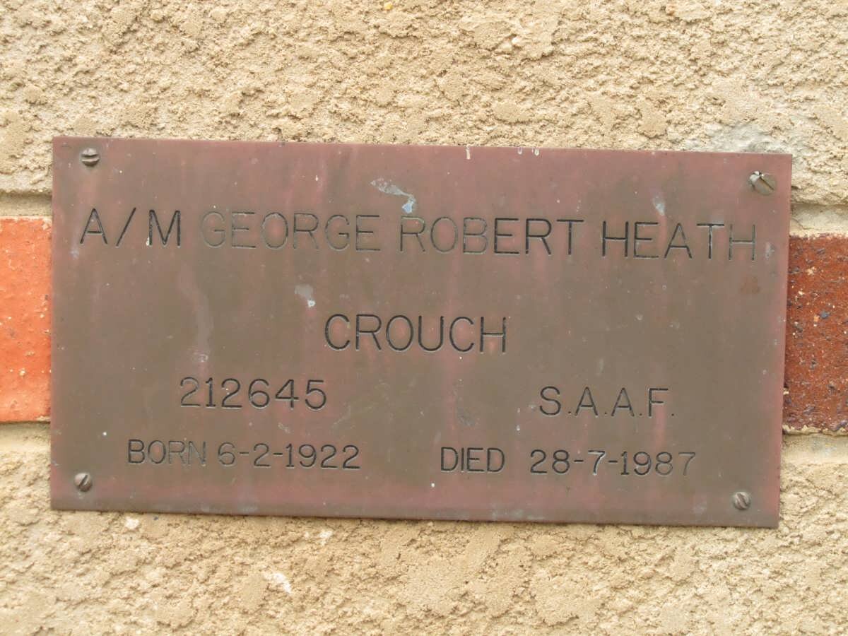 CROUCH George Robert Heath 1922-1987