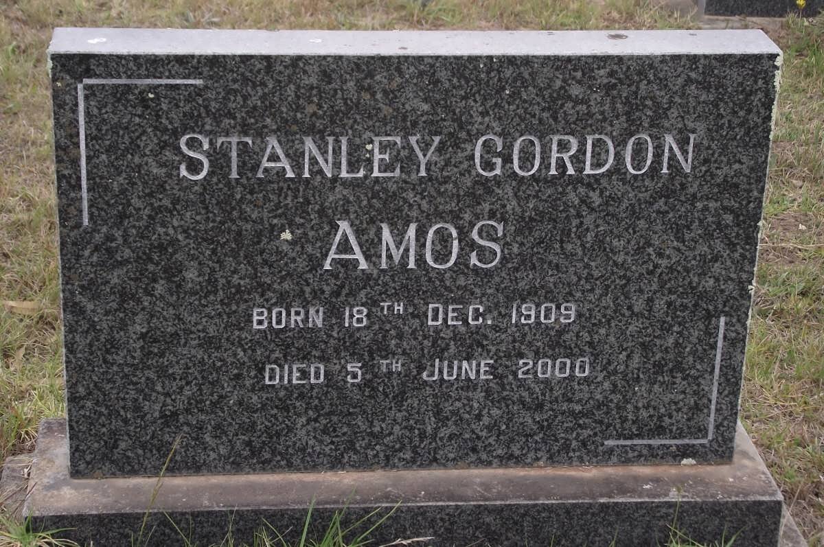 AMOS Stanley Gordon 1909-2000