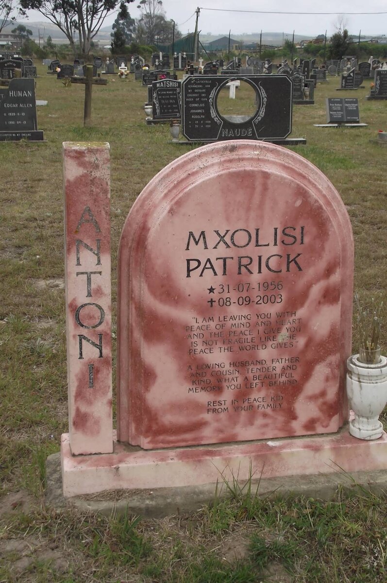 ANTONI Mxoliso Patrick 1956-2003