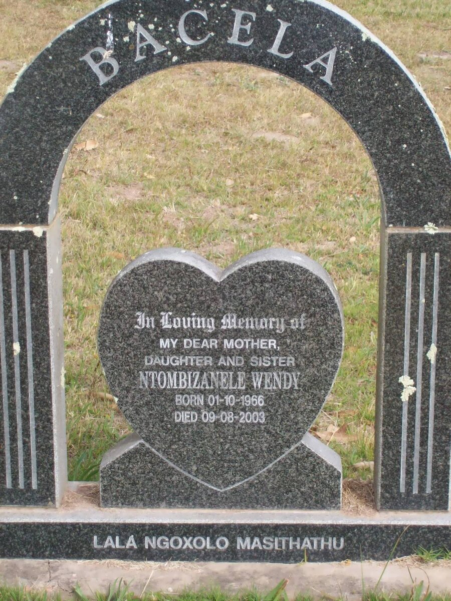 BACELA Ntombizanele Wendy 1966-2003