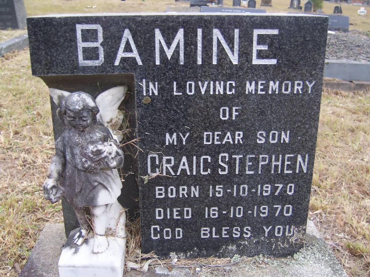 BAMINE Craig Stephen 1970-1970
