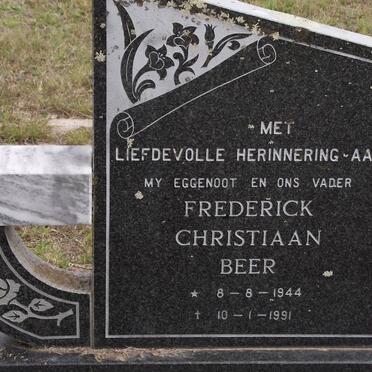 BEER Frederick Christiaan 1944-1991
