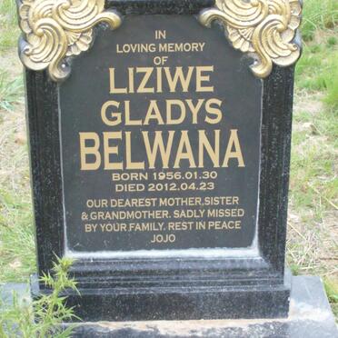 BELWANA Liziwe Gladys 1956-2012