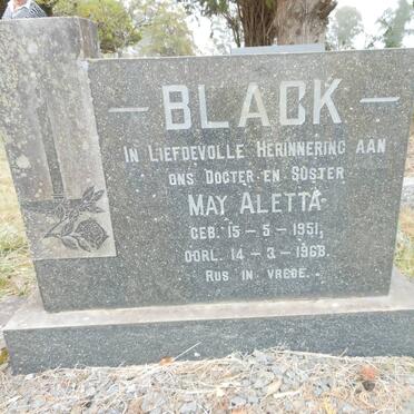 BLACK May Aletta 1951-1968