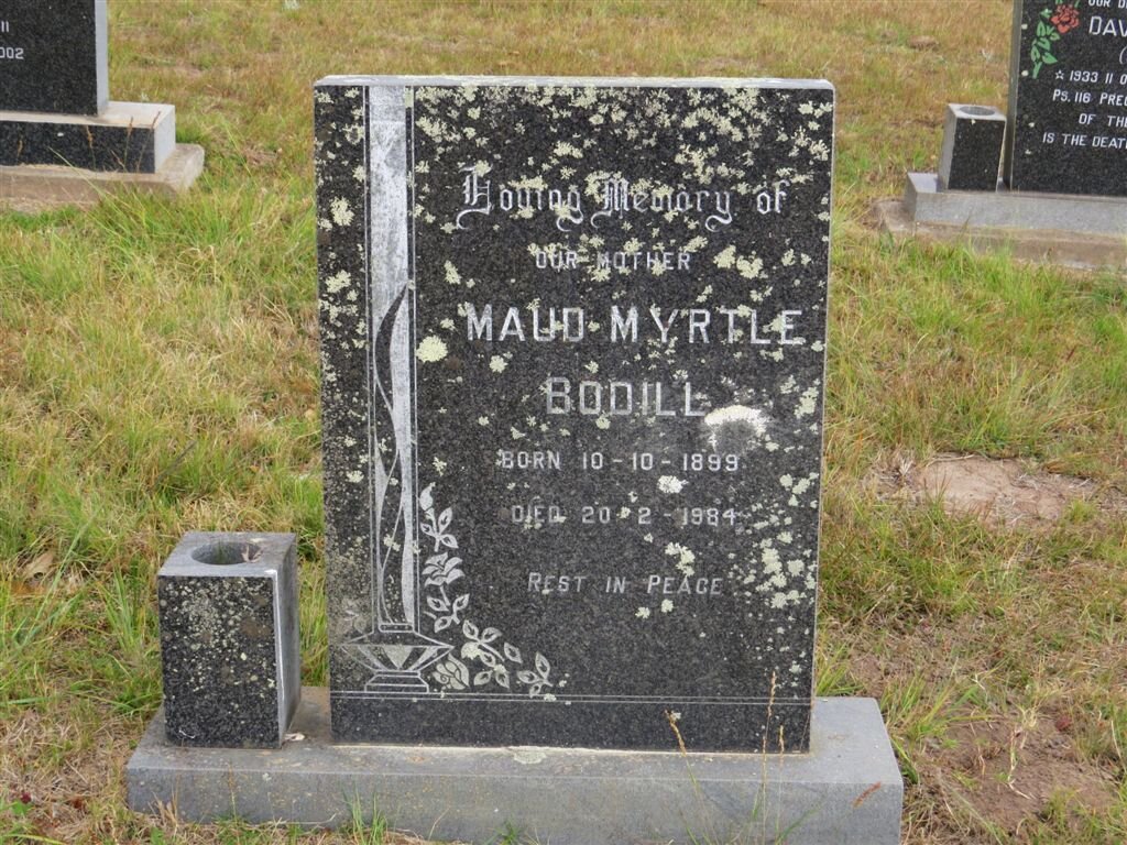 BODILL Maud Myrtle 1899-1984