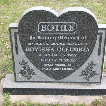 BOTILE Buyiswa Glegoria 1952-2002