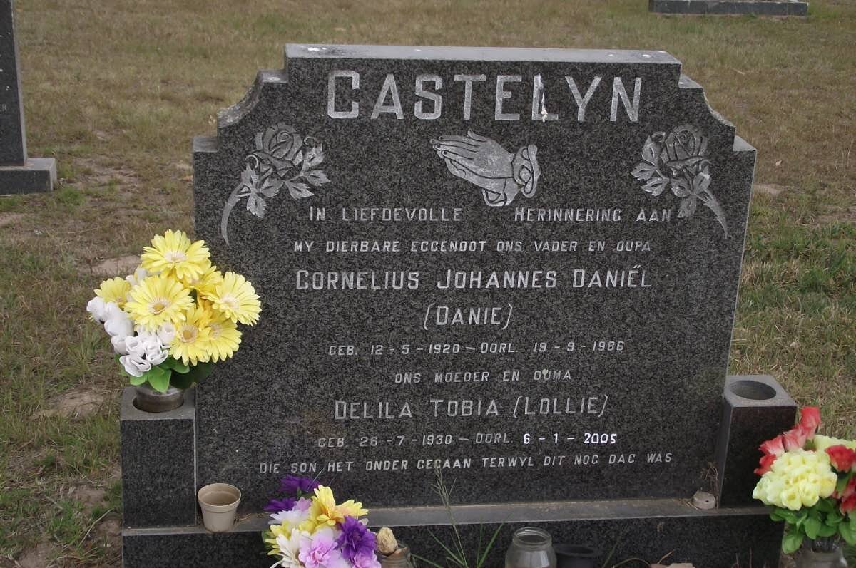 CASTELYN Cornelius Johannes Daniël 1920-1986 &amp; Delila Tobia 1930-2005