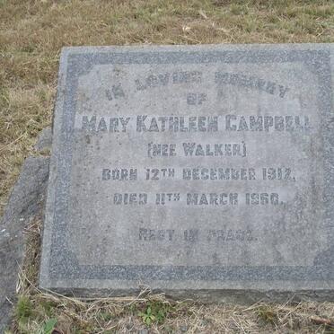 CAMPBELL Mary Kathleen nee WALKER 1912-1960