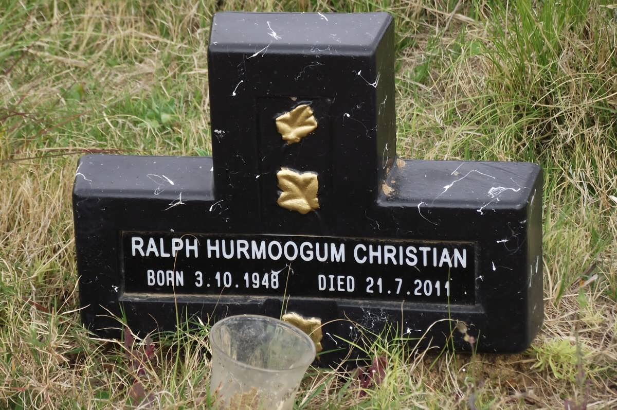 CHRISTIAN Ralph Hurmoogum 1948-2011