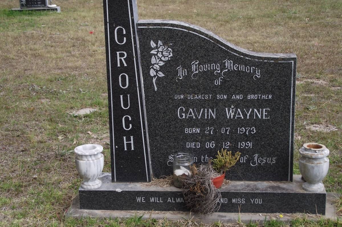 CROUCH Gavin Wayne 1973-1991