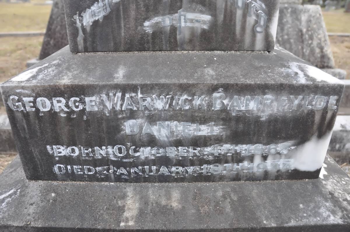 DANIELL George Warwick Bampfylde 1863-1955