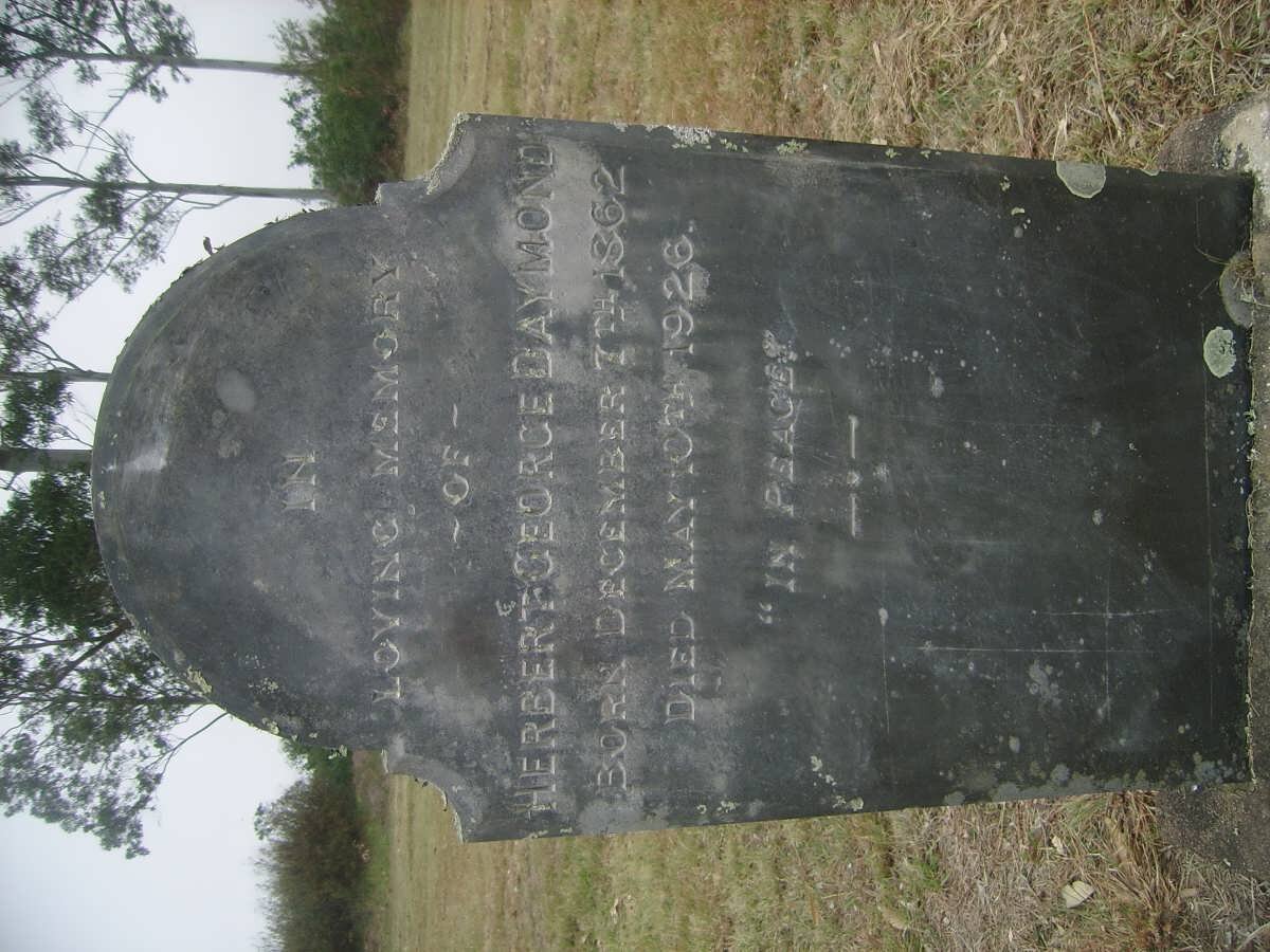 DAYMOND Herbert George 1862-1926