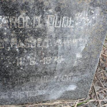 DUDLEY Harold -1973 &amp; Christina May -1971