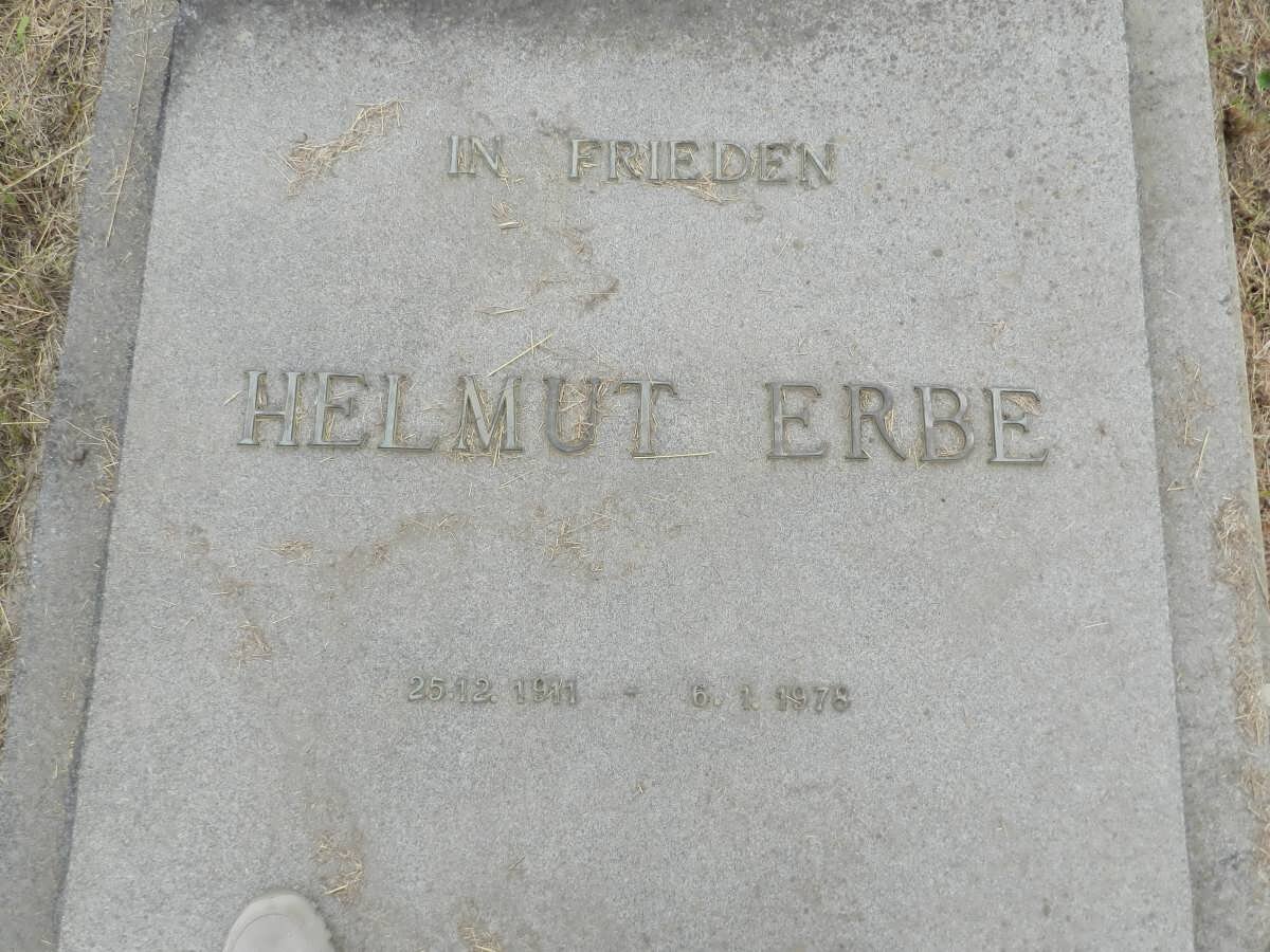 ERBE Helmut 1911-1978
