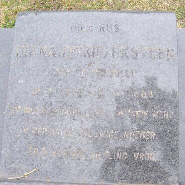 EKSTEEN Diana nee du PLESSIS 193?-1988