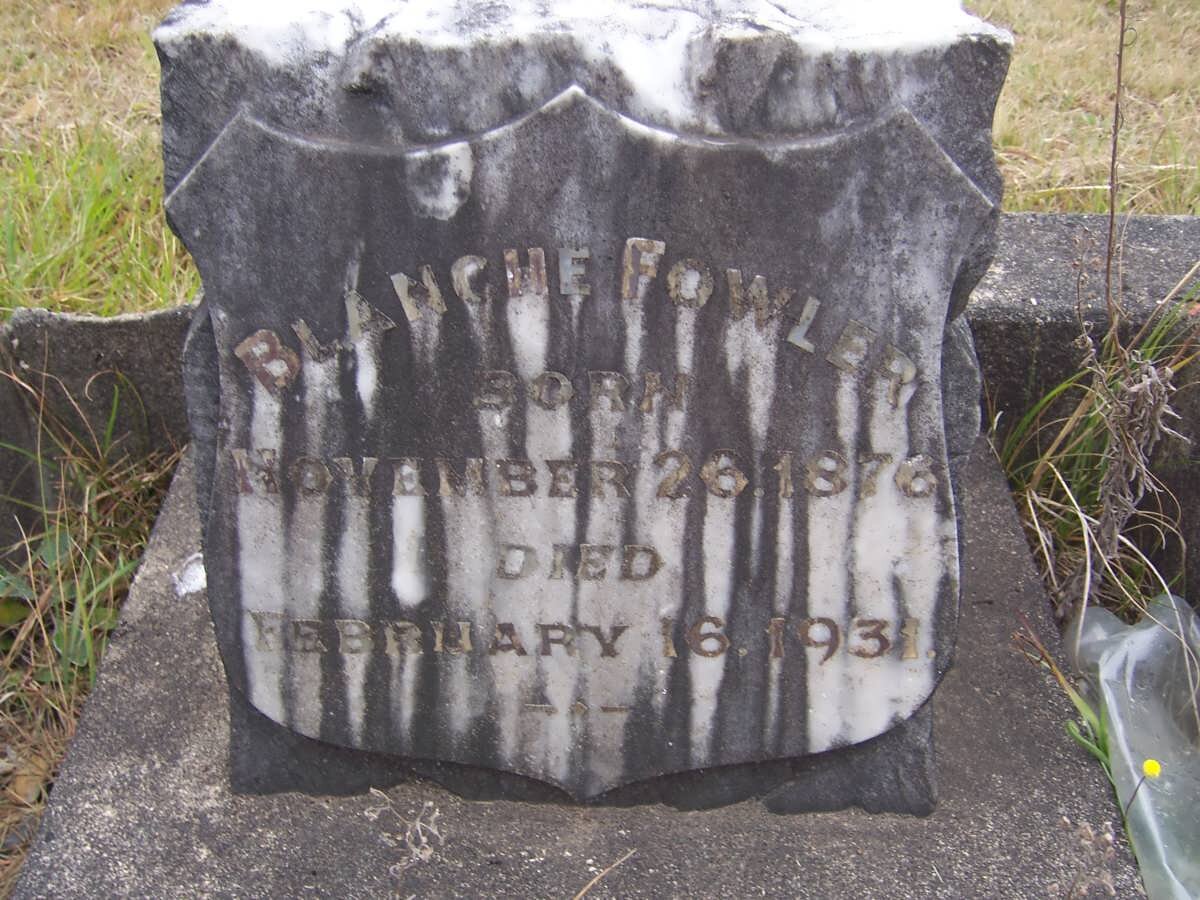 FOWLER Blanche 1876-1931