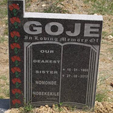 GOJE Nomonde Nobekekile 1960-2010