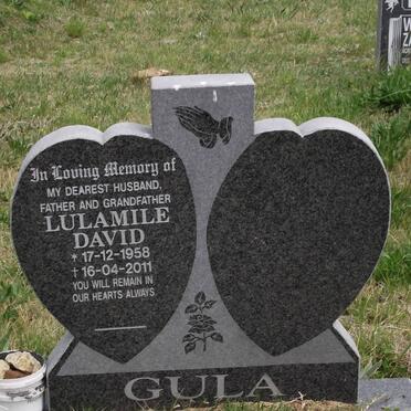 GULA Lulamile David 1958-2011