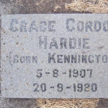 HARDIE Grace Gordon nee KENNINGTON 1907-1980