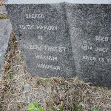 HOHMAN Albert Ernest William -1959