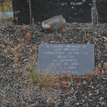 MARTIN Constance Jeanette nee HOWARTH 1931-1987