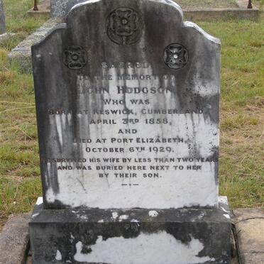 HODGSON John 1858-1929