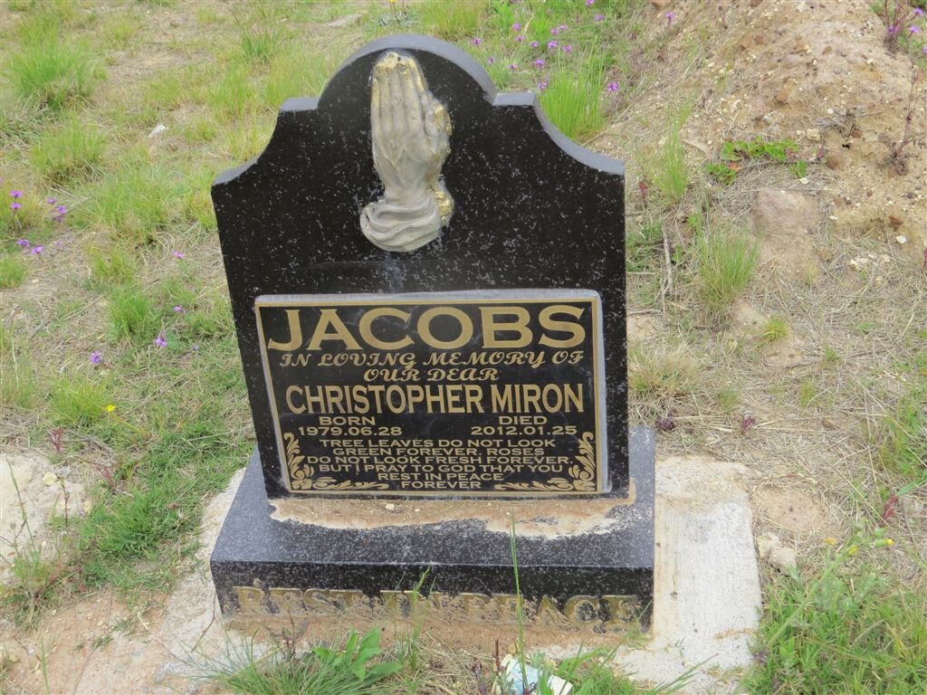 JACOBS Christopher Miron 1979-2012