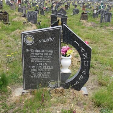 JANUARY Evelyn Nompumelelo 1931-2012