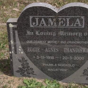 JAMELA Eggie Agnes Thandiswa 1918-2000