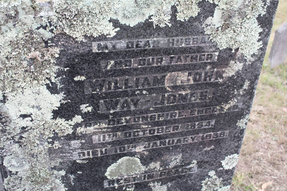 JONES William John, Way 1854-1938