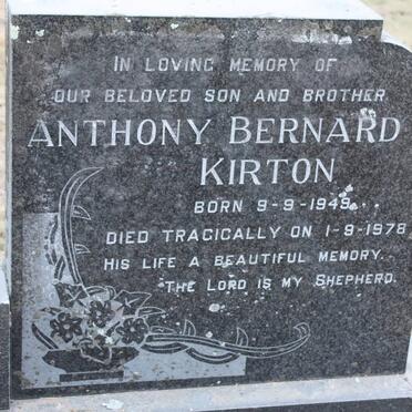 KIRTON Anthony Bernard 1949-1978