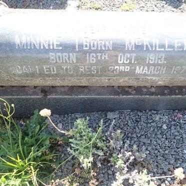 LIDDIARD Minnie nee McKILLEN 1913-1978