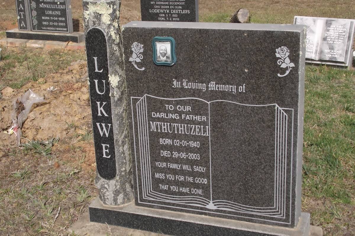 LUKWE Mthuthuzeli 1940-2003