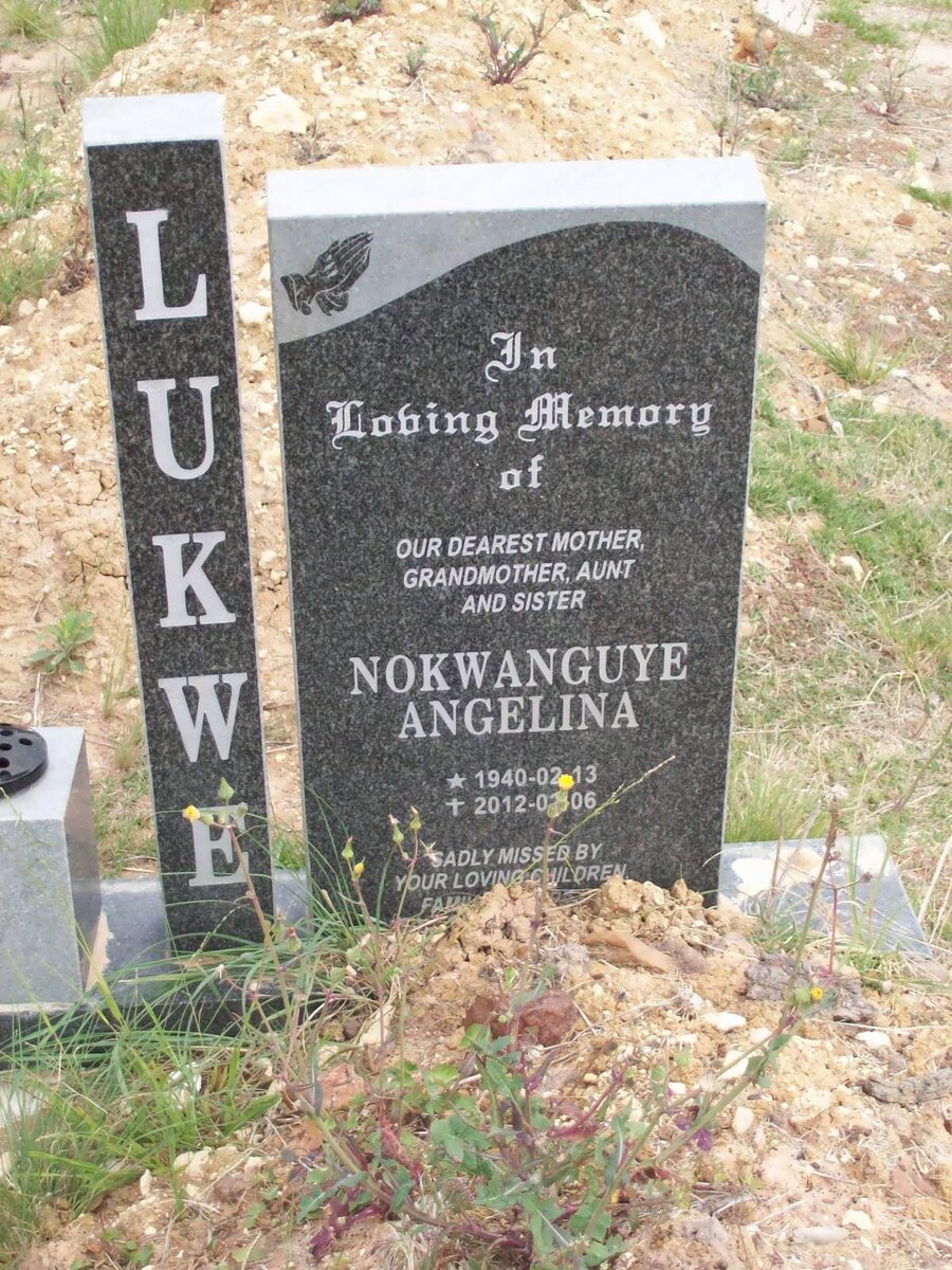 LUKWE Nokwanguye Angelina 1940-2012
