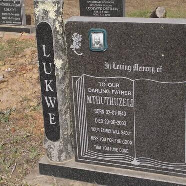 LUKWE Mthuthuzeli 1940-2003