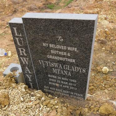LURWAYI Vuyiswa Gladys Mtana 1956-2013