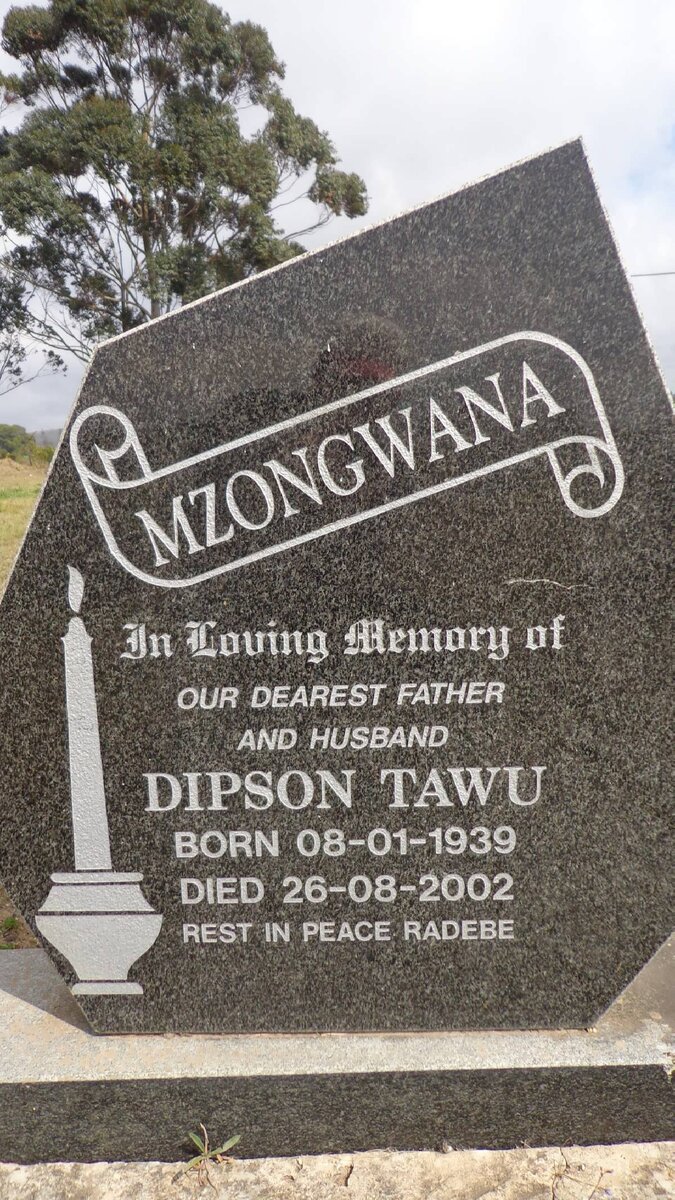 MZONGWANA Dipson Tawu 1939-2002