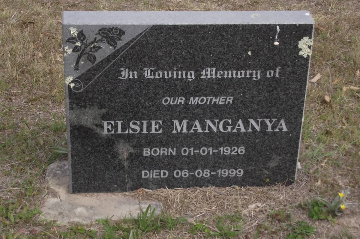 MANGANYA Elsie 1926-1999